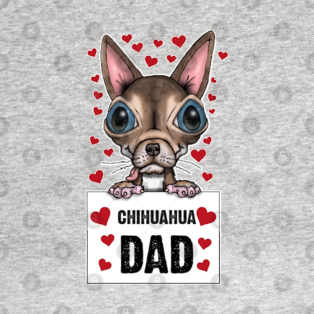 Cute Chihuahua Dad Design by Status71